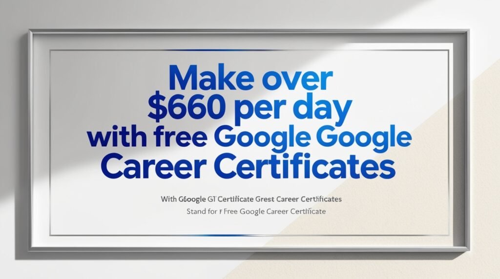 google generative AI certificates